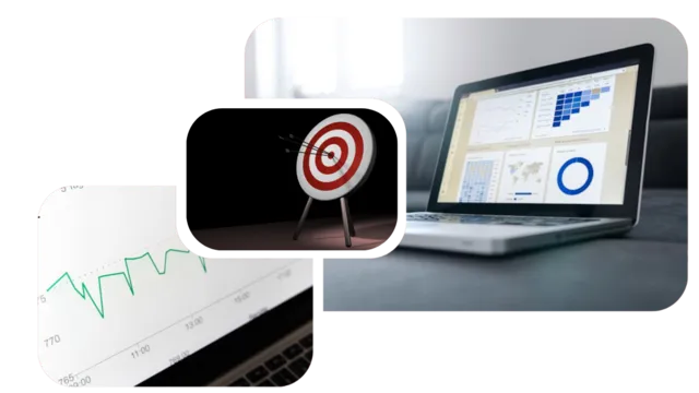 PPC images depicting business growth via accurate targeting with paid ads